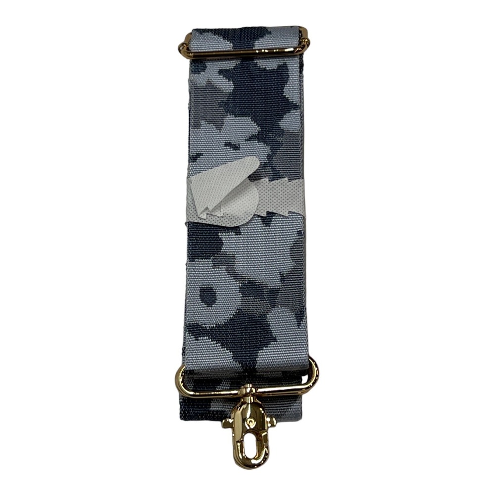 Stella & Dot Purse Strap Blue Crush It Camera Crossbody Wide‎ Camo Adjustable